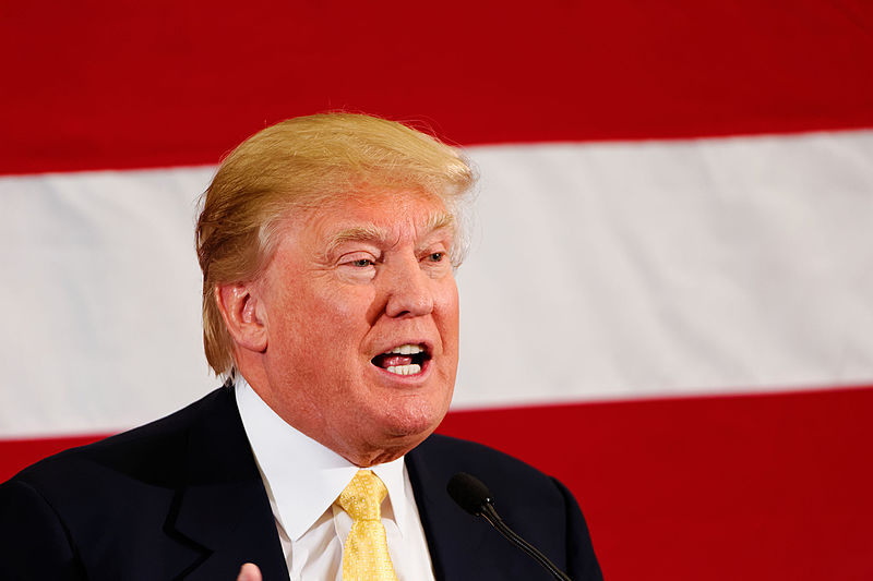 DT – Donald Trump og David Trads. Originalfoto: Michael Vadon.