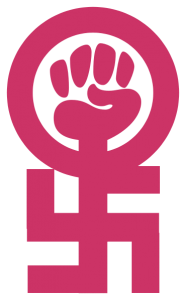 kvindetegn_feminisme_nazisme_kvindernes_internationale_kampdag