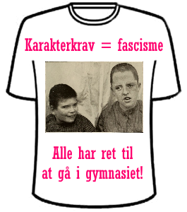 Karakterkrav = fascisme. Alle har ret til at gå i gymnasiet!