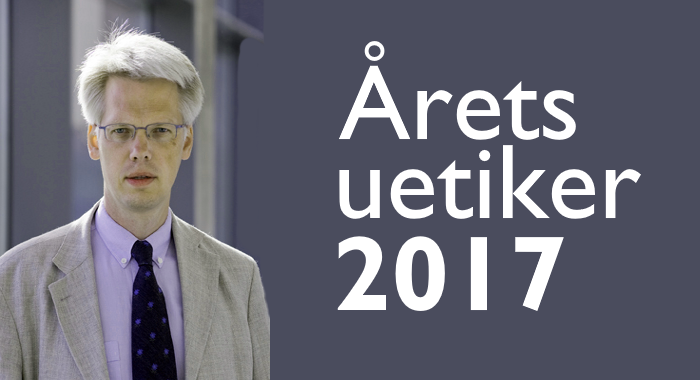 Årets uetiker 2017